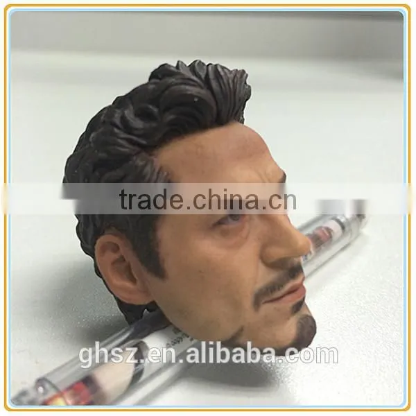 1 6 ironman 3 movie character Robert Downey Jr.head sculpture