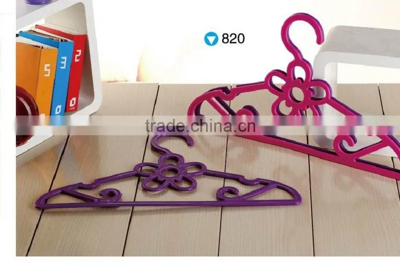 plastic colored garment hanger 5pcs/set
