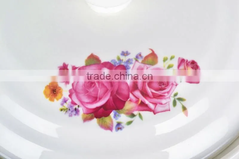 8" Porcelain pot microwave oven with porcelain lid