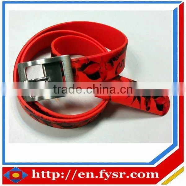 Screening printing silicone belt