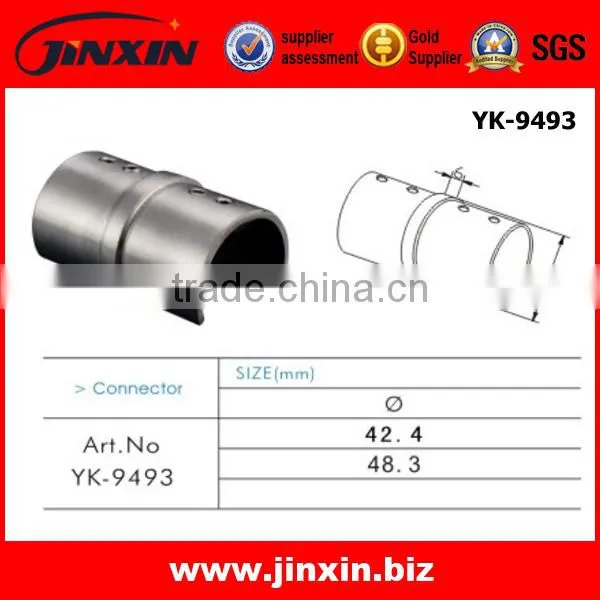 Precision casting Stainless Steel Slot Tube Connector/ Hand Rail Linear Connector