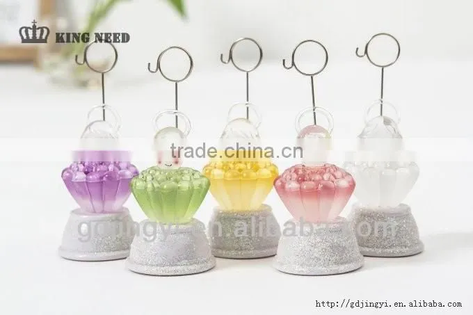cheap wholesale plastic acrylic led pretty girl businese card holder