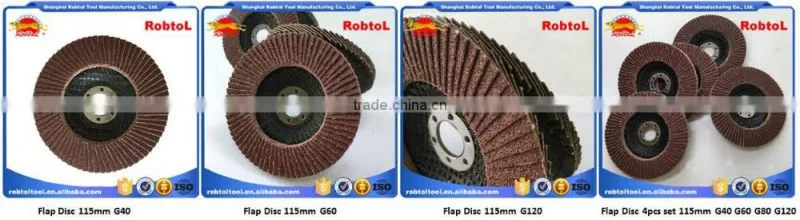 T27 115mm 4.5inch flap disc polishing aluminum oxide flap disk abrasive grinding wheel flap wheel grit80 Sanding