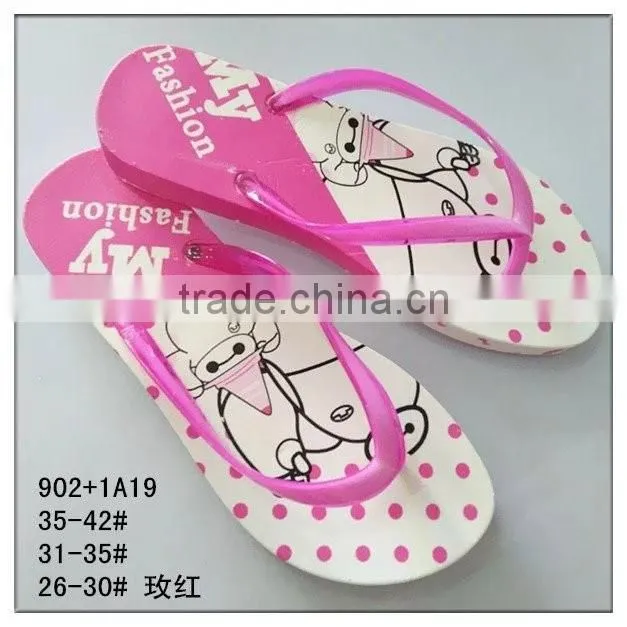 2016 new design slipper for girls