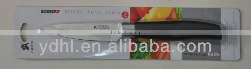 Stainless steel black PP handle utility knife