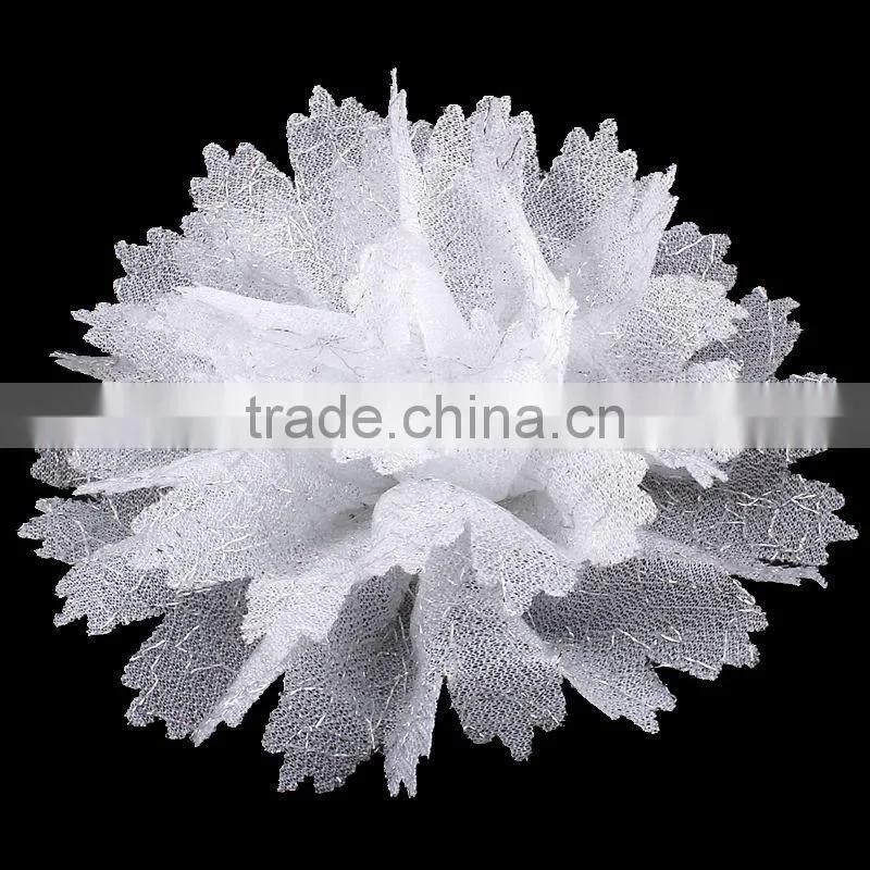 handmade fabric flower clip for kids hair accessories