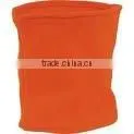 promotional winter warm orange color adult polar fleece neck warmer hats