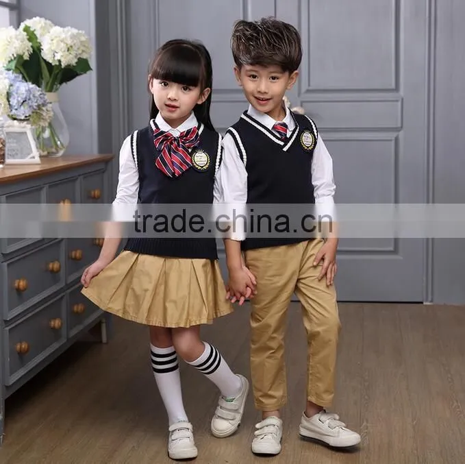 custom latest design kids school clothes sale quality school uniforms for boys and girls
