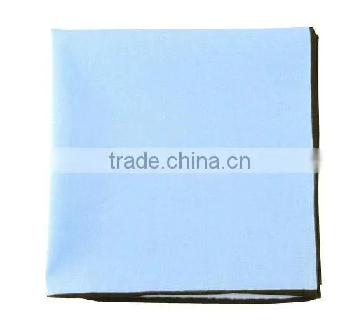 contrasting border handkerchief