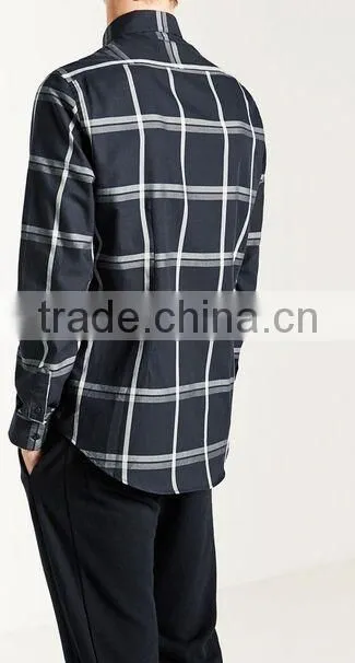Male leisure striped short-sleeve shirt
