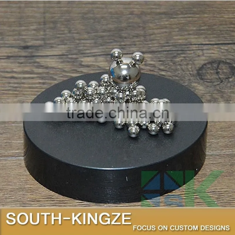 Interesting Funny Kindergarten Kids Metal Craft Intelligence Toy Magnetic Metal Base