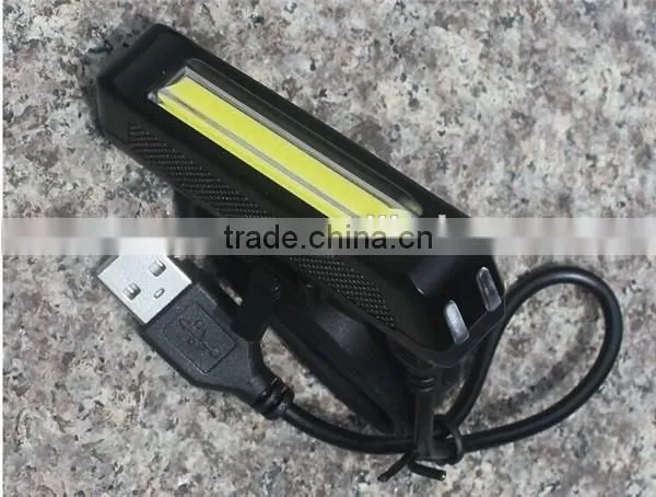 Waterproof Comet USB Rechargeable Bicycle Head Light High Brightness Red LED 100 lumen Front / Rear Bike Safety Light Pack