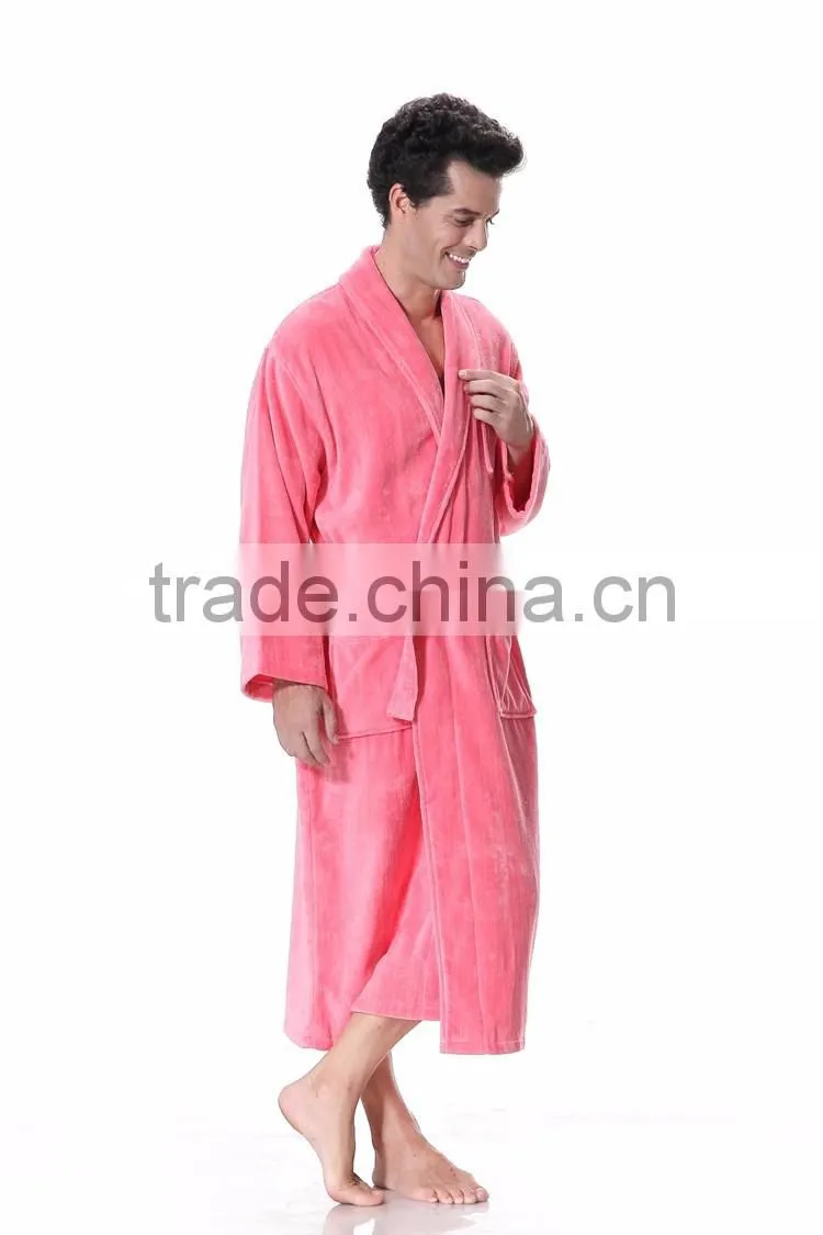 100 cotton women thick bathrobe for spa towel fabric