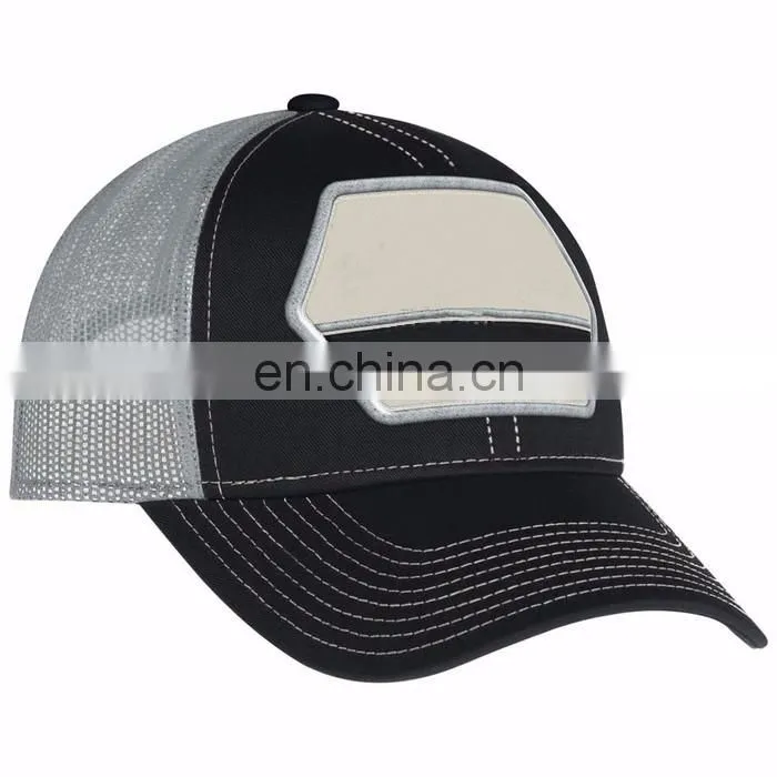 Distressed embroidery patch mesh baseball trucker cap wholesale