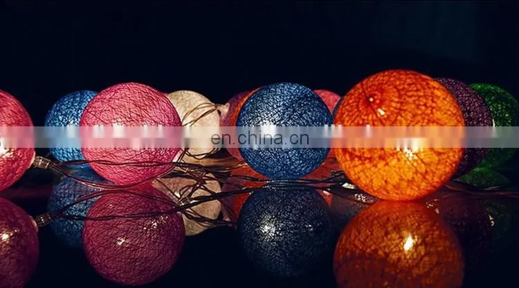 Holiday Lighting Christmas Color Ball String Light Outdoor LED Globe Light