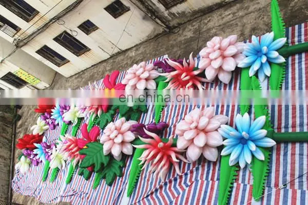 Waterproof oxford cloth romantic inflatable flower for wedding decoration