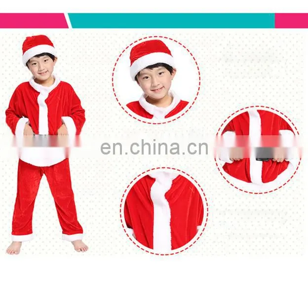 2017 Long Sleeve kids christmas party dresses, kids christmas fancy dress for boy