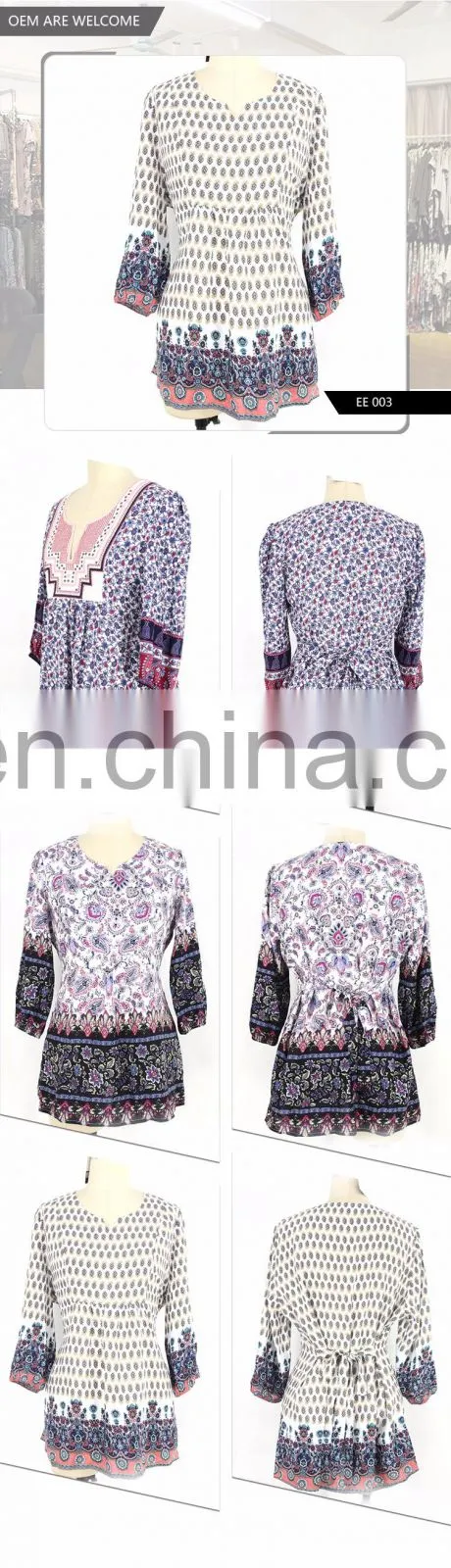 Rayon Ethnical New Design Maxi One Piece Ladies Modern Dress
