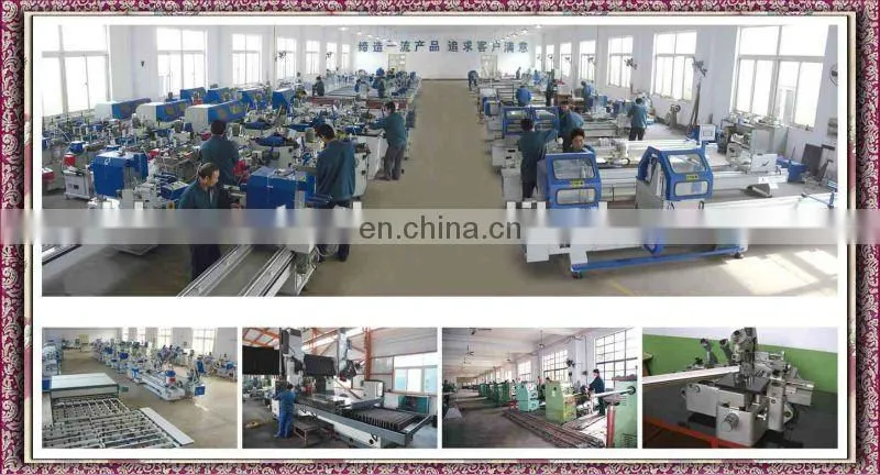 aluminum end router for curtain wall