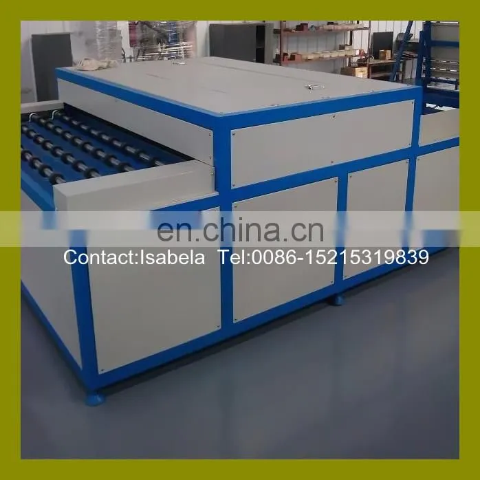 Automatic horizontal cleaning glass machine for double glazed insulating glass washing