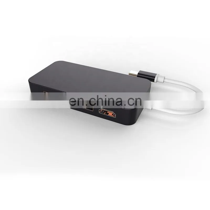 multi port 8 in 1 type c B section adapter