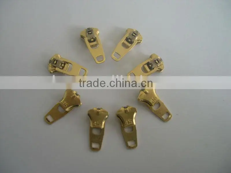 No.5 YG Brass Slider For Metal Zipper