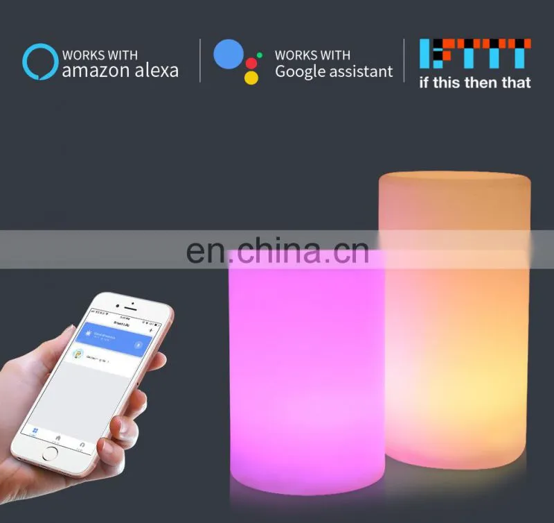 Mobile APP control alexa smart home decoration light wifi led night light
