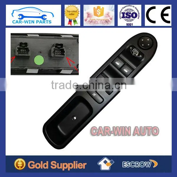 OE QUALITY 9 PIN window switch for Peugeot 307 OLD AUTOMATIC MIRROR 6554.KT 6554 KT, CAR POWER WINDOW SWITCH FOR PEUGEOT 307