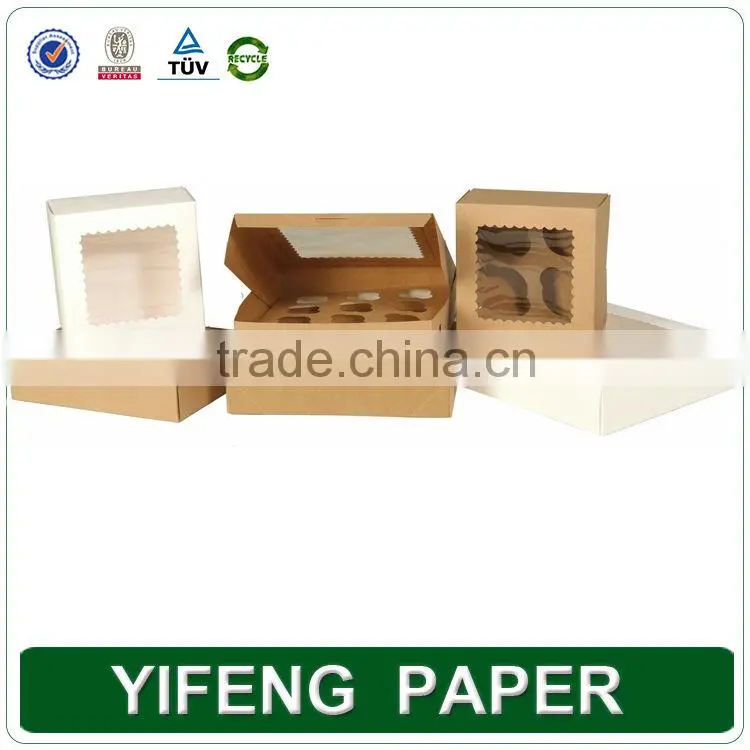 custom cardboard cheap recycled packaging eco paper moon cake box design