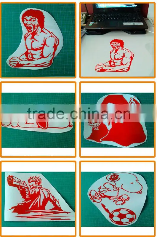 Letter Die Cut Sticker / Company logo die cut sticker in Shenzhen