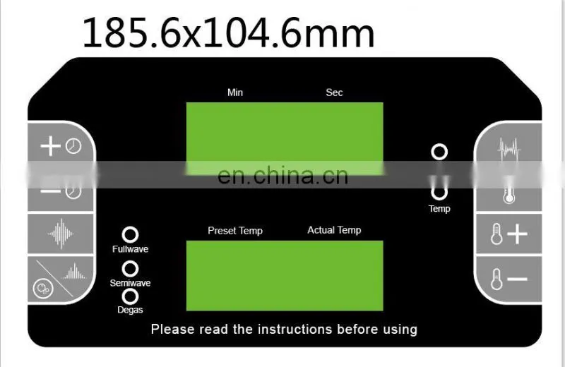 15L Power Sweep Ultrasonic Cleaner dual frequency for bicycle chain clean