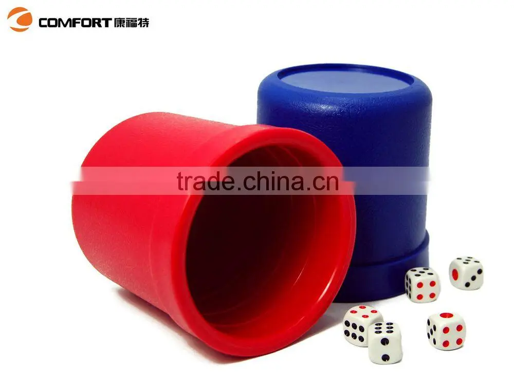mini plastic dice cup leather dice cup