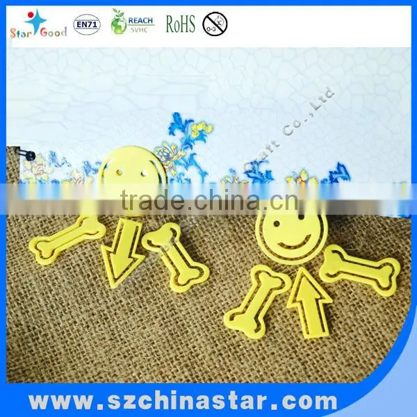 Colorful simple and elegant plastic bookmark