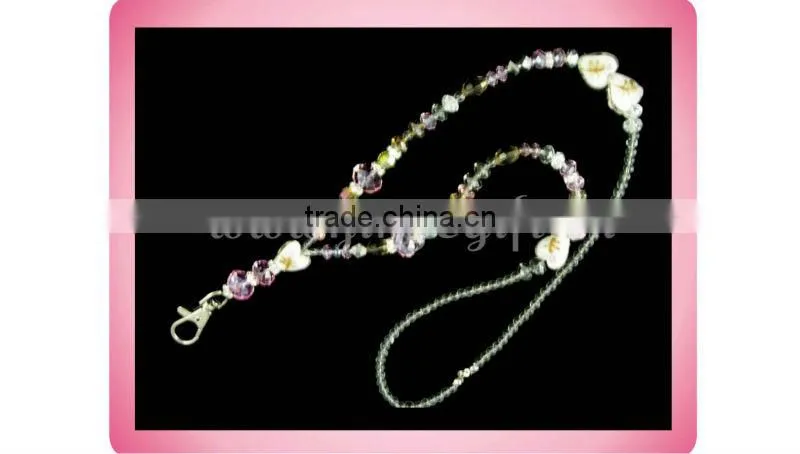Fashion Jewelry Bling Crystal Bead Key Chain Manufacturers
