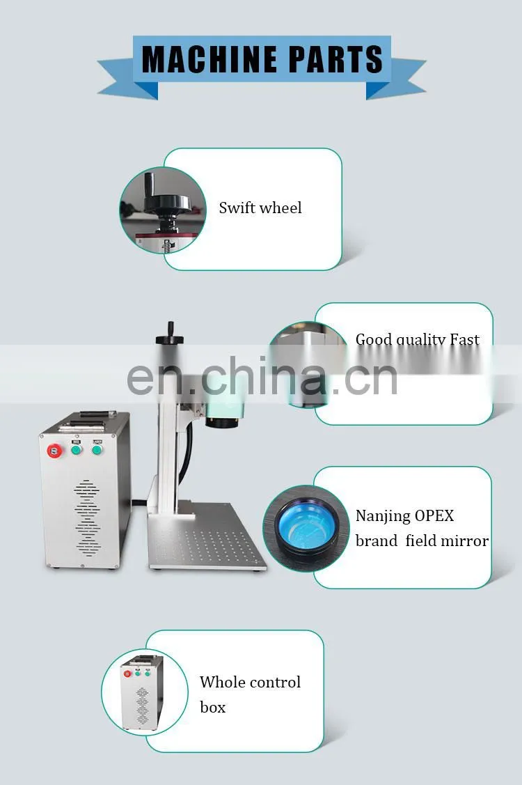 Colour Fiber Laser Marking Machine Price Pigeon Ring/bird Ring Tools RAYCUS Laser Source Pictures Watch Back Engraving for Sale