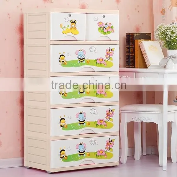 5 tier baby kids bedroom pull out drawers storage