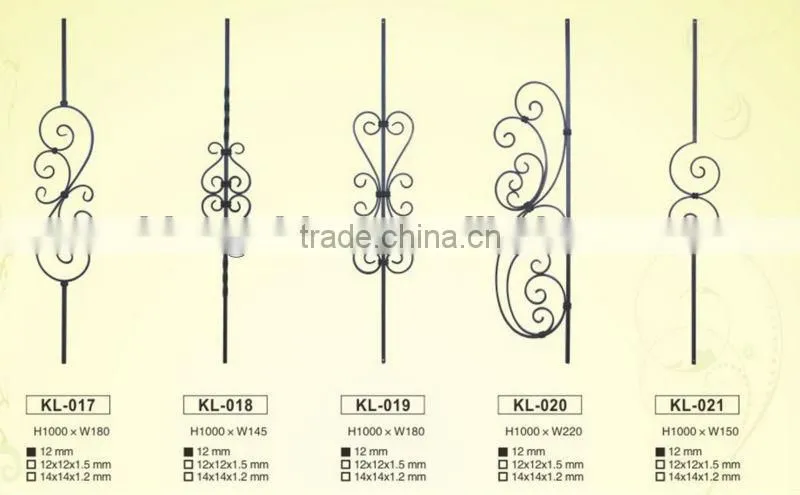 GYD-15Ba069 2015 Antique prefab metal stair railing