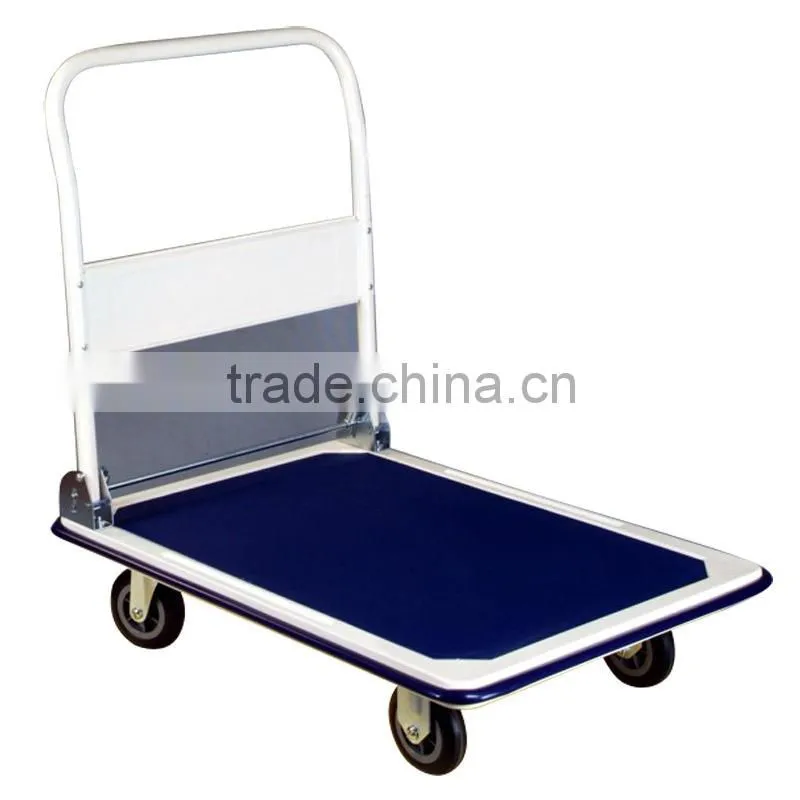 Four-wheeled Platform Trolley Tools Usage Hand Truck foldable