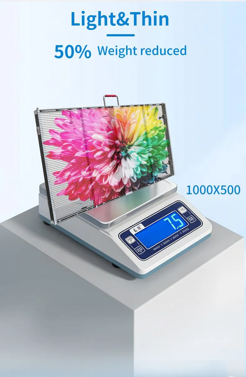 2025 Popular P3.91 P7.81 Transparency LED Display Outdoor Shopping Mall and Elevator Panel Wholesale with New Materials