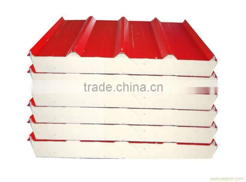 Sandwich panel. Polystyrene (EPS) sandwich panel, Polyurethane sandwich panels,
