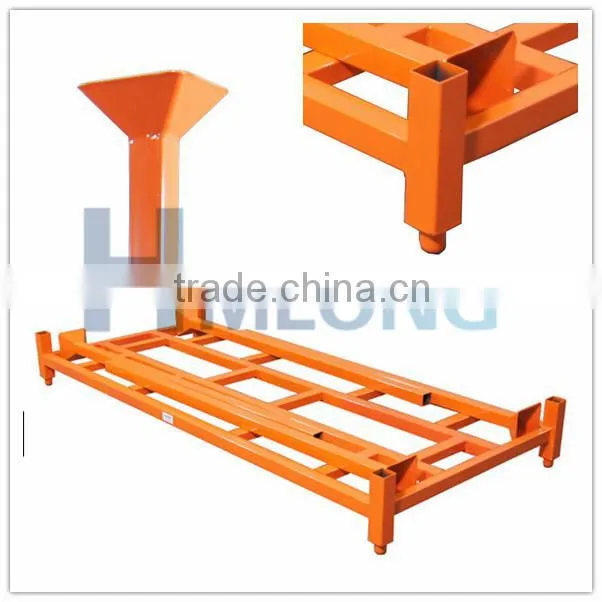 Adjustable mobile steel storage truck tire rack