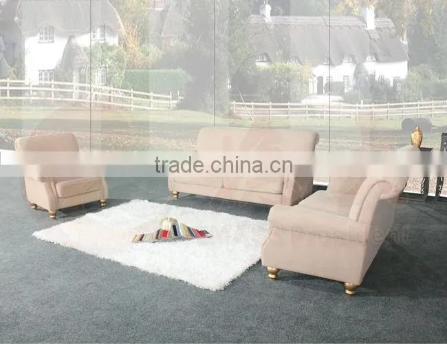 (EM-fs4500) Golden house and home furniture top sale fabric sofa