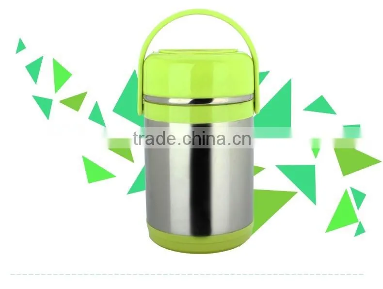 heating lunch tiffin box keep food hot stainless steel hot lunch box tiffin carrier with 1.5L