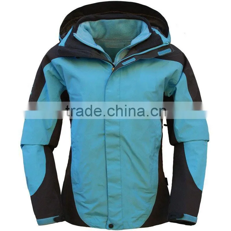 Polar fleece 3 layer laminated printed pyrograph jacket fabric