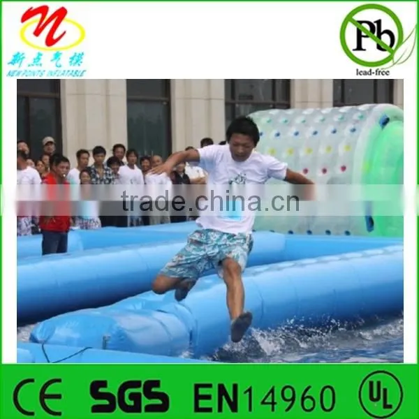 Inflatable water sport games inflatable balance beam