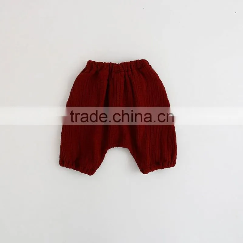 Summer Children's Clothes 2016 New Arrival Girl Cloth Five Solid Color Cotton And Tingle Shorts Infants & Toddler Clothing Pants