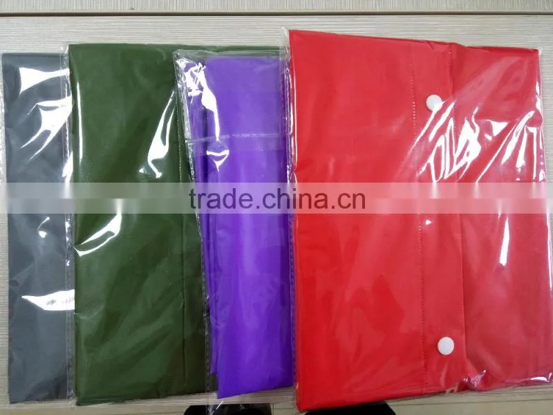 Hot sell cheap high quality pvc fabric raincoat