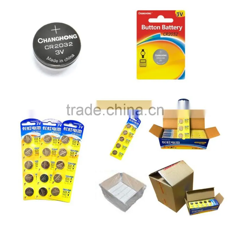 Changhong Button Cell Lithium Battery CR1225 3v 48mah