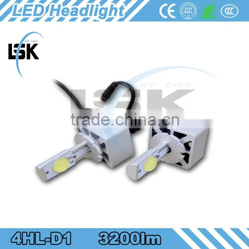 Excellent heat dissipation D1/D3 3200lm 12v 24v motor led headlamp kit