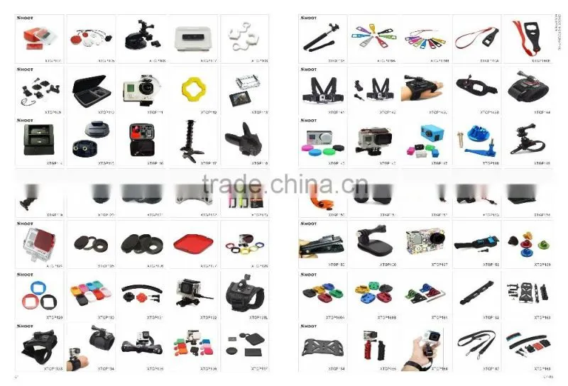 SHOOT Factory 2016 New Released Xiaomi Yi Action Camera Waterproof Floaty Monopod Dome Port Accessories Underwater Photography